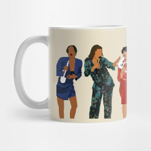 Living Single Black Show Stencil Art Mug